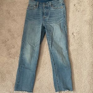 Levi’s 501 wedgie jeans